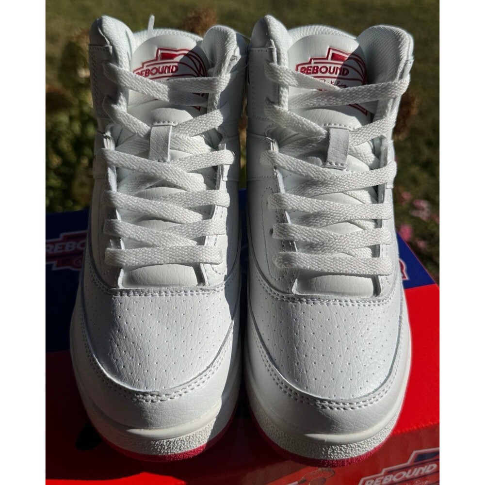 Patrick Ewing Rebound 33 Orion Strap White/Red PS Kids Size 13 Athletic - Picture 3 of 8